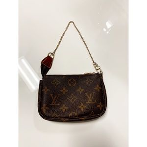 LOUIS VUITTON Monogram Mini Pochette Accessories